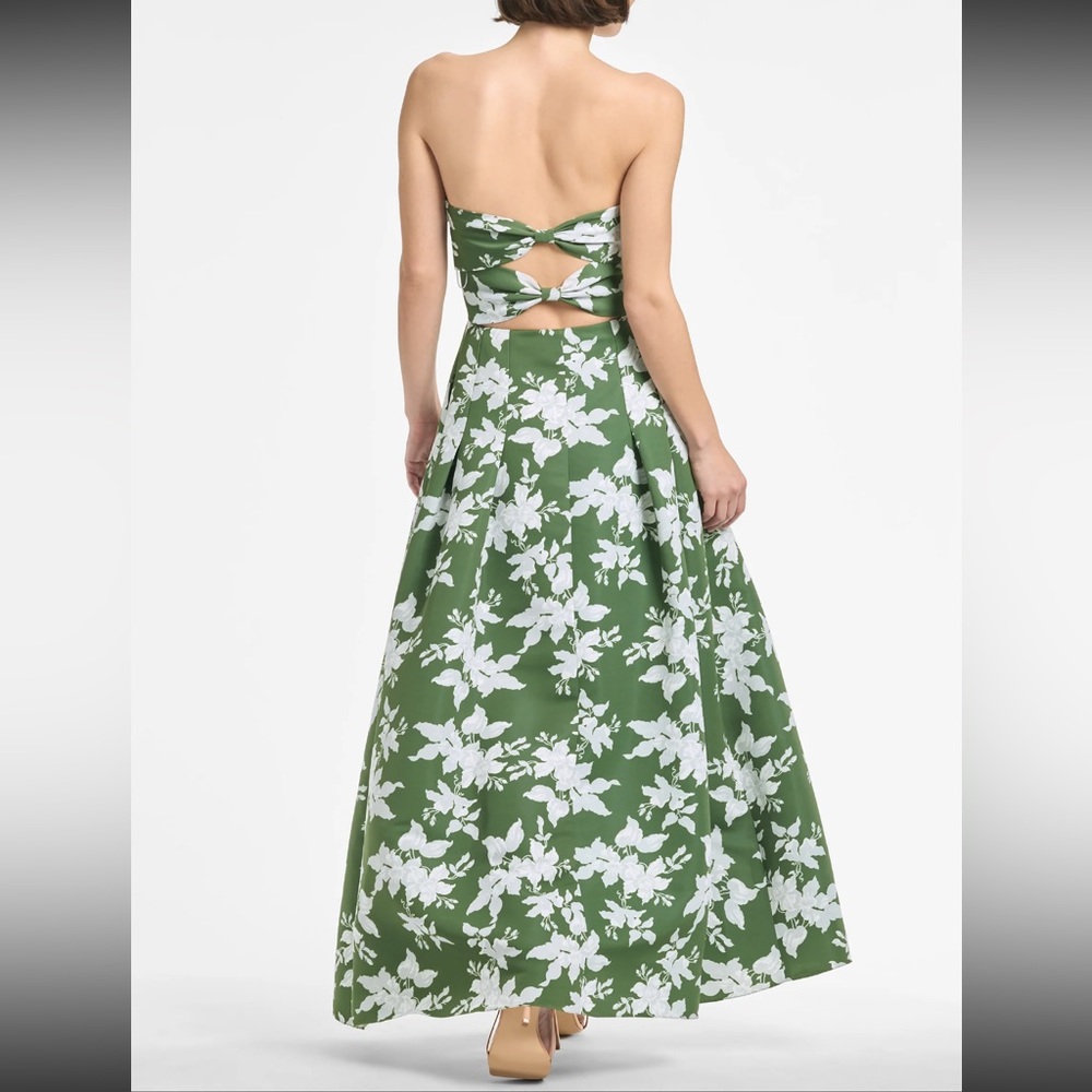 NWT Sachin & Babi Margaux Gown - Green Narcissus